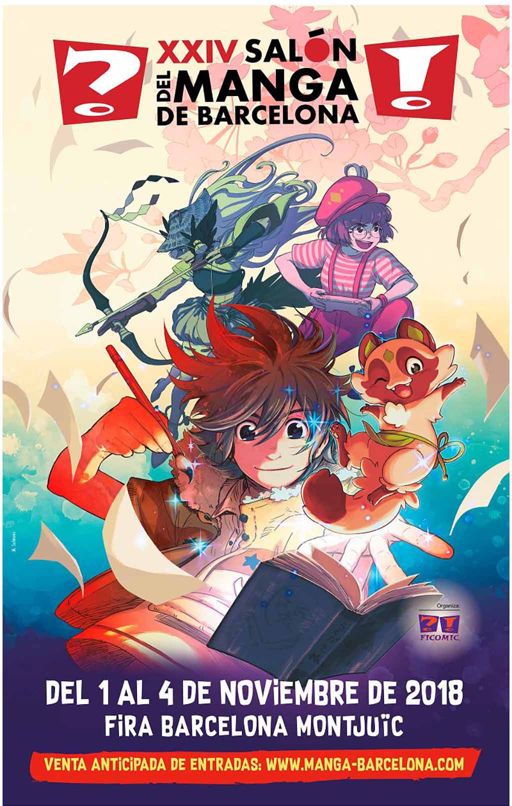 Salón del Manga XXIV (Barcelona) @ Fira Barcelona Montjuïc. Pabellones 1, 2, 2.1, 3.1, 4, 5 y Plaza Universo
