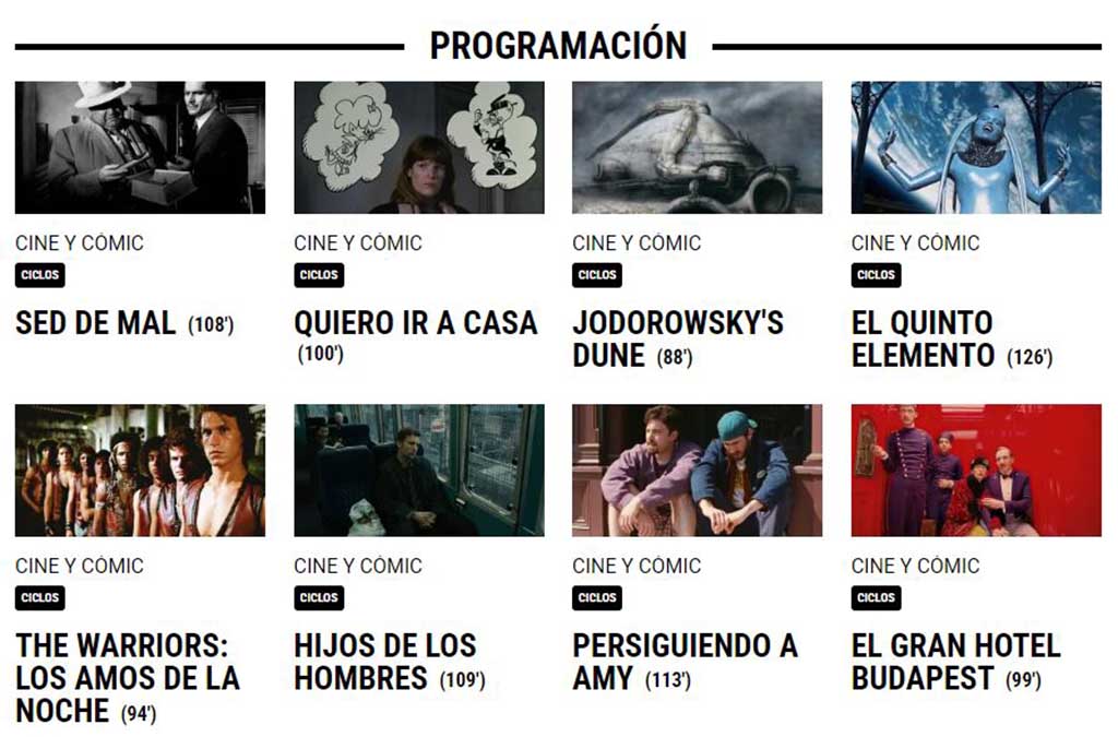 Cine y cómic (Madrid) @ Matadero de Madrid