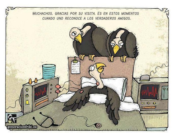 228) 15-03-14 visita de los buitres-Humor