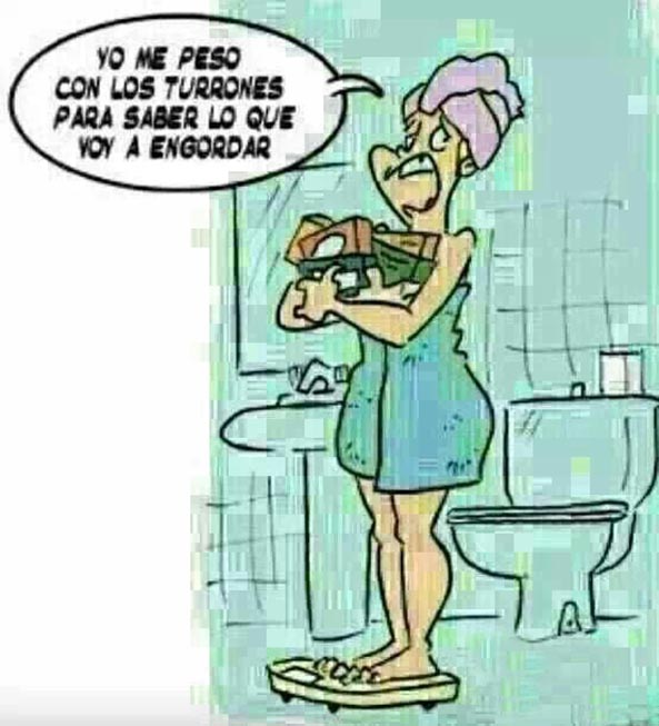 774) 05-12-14 Me-peso-con-los-turrones-Humor