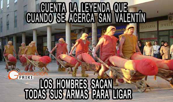 849) 12-02-15 procesion-bilbao-San-Valentin-Humor