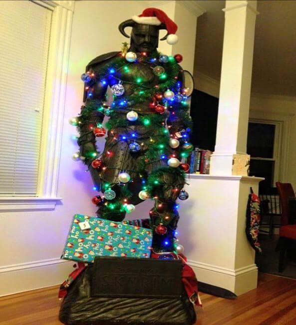 14-Arbol-Navidad-Frikis-Dovahkiin-Skyrim