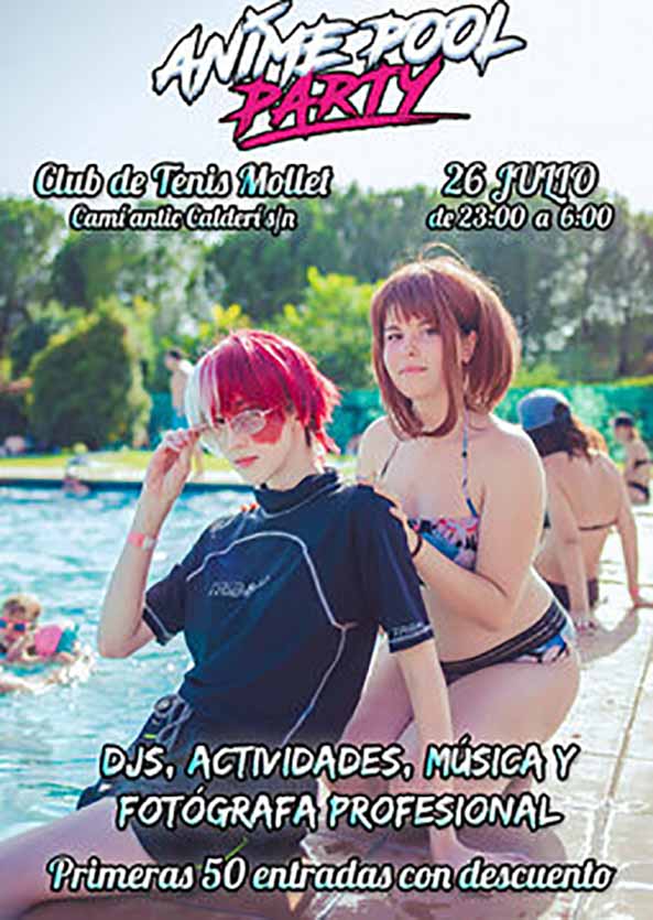 Anime Pool Party (Barcelona) @ Club de Tenis Mollet