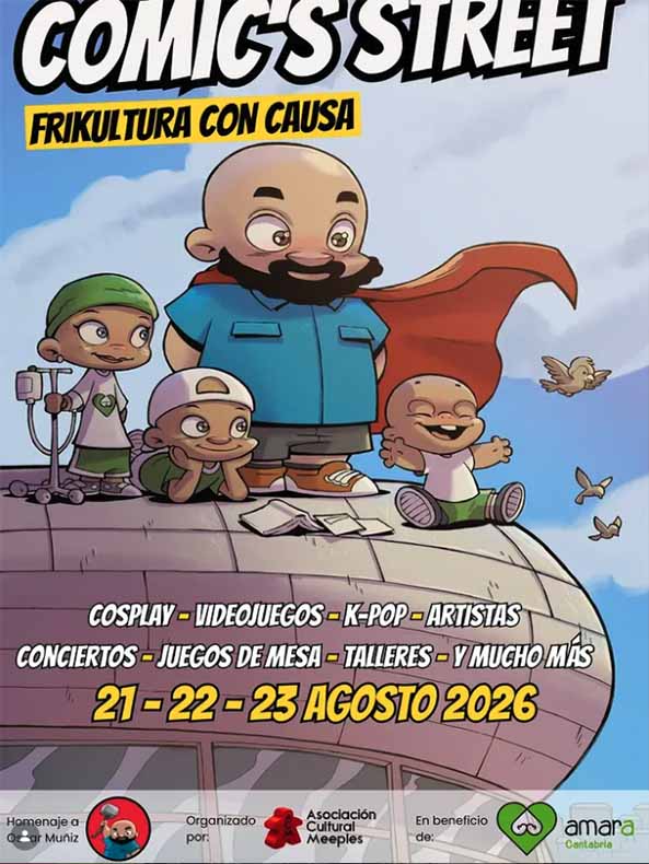 Eventos Comics Street Santander Agosto 2026